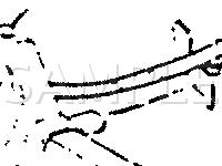 RH ``Bow'' Convertible Top Release Solenoid  Diagram for 1989 Chevrolet Corvette  5.7 V8 GAS