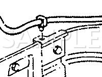 LH Front Shock Actuator  Diagram for 1989 Chevrolet Corvette  5.7 V8 GAS