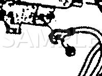 Deck Release Solenoid Component Locations Diagram for 1990 Chevrolet Corvette ZR-1 5.7 V8 GAS