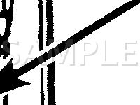 1-4 Upshift Relay Component Location  Diagram for 1990 Chevrolet Corvette  5.7 V8 GAS