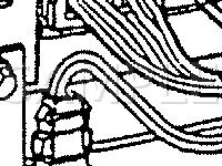 Radio Receiver Component Location Diagram for 1990 Chevrolet Corvette  5.7 V8 GAS