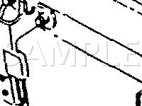 Outside Temperature Sensor  Diagram for 1989 Oldsmobile Cutlass Supreme SL 3.1 V6 GAS