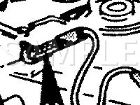 Oxygen Sensor  Diagram for 1989 Oldsmobile Cutlass Supreme  2.8 V6 GAS