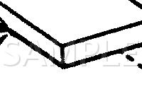 Component Center Diagram for 1990 Chevrolet Lumina  2.5 L4 GAS