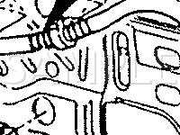 LH Safety Belt Lap Retractor Release Solenoid  Diagram for 1990 Oldsmobile Cutlass Supreme  2.3 L4 GAS