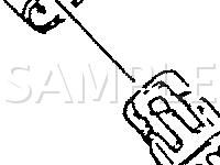 Rear LH Side Of Engine  Diagram for 1989 Cadillac Seville  4.5 V8 GAS