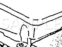 LH Front Of Engine Compartment  Diagram for 1989 Buick Reatta  3.8 V6 GAS