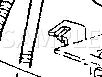 Behind LH Side Of I/P  Diagram for 1990 Oldsmobile Toronado  3.8 V6 GAS