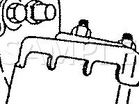 Lower Front Of Engine  Diagram for 1990 Buick Reatta  3.8 V6 GAS