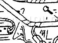 Behind Center Of I/P  Diagram for 1990 Oldsmobile Toronado  3.8 V6 GAS