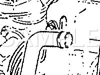 Front Of Engine  Diagram for 1989 Cadillac Seville  4.5 V8 GAS