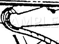Above Front RH Wheelwell  Diagram for 1990 Chevrolet Lumina APV  3.1 V6 GAS