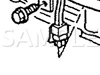 Rear Of Engine   Diagram for 1989 Chevrolet S10 Blazer  4.3 V6 GAS