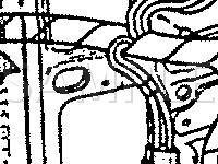 RH Front Door & A-Pillar Diagram for 1991 Chevrolet Caprice Classic 5.7 V8 GAS
