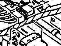 Center Rear Of Engine Compartment Diagram for 1992 Cadillac Eldorado  4.9 V8 GAS