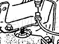 LH Rear Of Engine Diagram for 1992 Cadillac Eldorado  4.9 V8 GAS