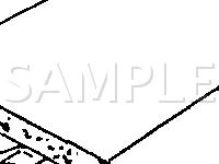 Below RH Side Of I/P, Near Kick Panel Diagram for 1992 Cadillac Eldorado  4.9 V8 GAS