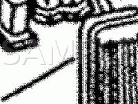 Behind LH Side Of I/P Diagram for 1991 Oldsmobile Toronado  3.8 V6 GAS