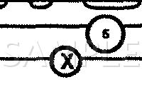 Engine Compartment Component Locations Diagram for 1992 Cadillac Eldorado  4.9 V8 GAS