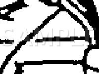 RH Rear Side of Engine Compartment Diagram for 1994 Oldsmobile Achieva SC 2.3 L4 GAS