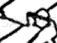 Rear of Engine Compartment, Center of Dash Panel Diagram for 1994 Oldsmobile Achieva SL 2.3 L4 GAS