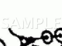 Lower LH Rear of Engine Diagram for 1993 Chevrolet Corsica LT 3.1 V6 GAS