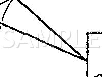 Rear of Engine Compartment Diagram for 1993 Chevrolet Cavalier RS 2.2 L4 GAS