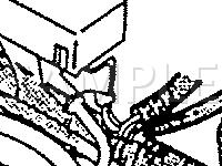 LH Rear of Engine Compartment Diagram for 1994 Cadillac Seville SLS 4.6 V8 GAS