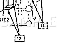 Engine Components Diagram for 1994 GEO Metro  1.0 L3 GAS