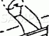Behind LH Side of I/P, Left of Steering Column Diagram for 1994 Oldsmobile Silhouette  3.1 V6 GAS