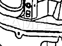 Front LH Side Of Vehicle Diagram for 1995 Buick Riviera  3.8 V6 GAS