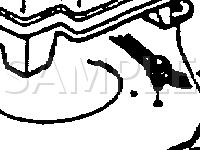 Right Front Underhood Relay Center Diagram for 1995 Oldsmobile Aurora  4.0 V8 GAS