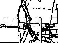 I/P Harness Connectors Diagram for 1995 Oldsmobile Aurora  4.0 V8 GAS