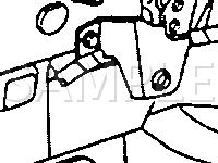 Behind RH Side Of I/P Diagram for 1995 Chevrolet Corsica  2.2 L4 GAS