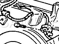 RH Front Frame Rail Diagram for 1996 Chevrolet Caprice Classic 4.3 V8 GAS