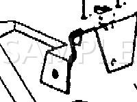 Behind Center Console Diagram for 1995 Chevrolet Cavalier Z24 2.3 L4 GAS