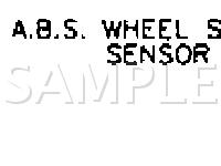 LH Front Wheel Diagram for 1996 Pontiac Sunfire SE 2.2 L4 GAS