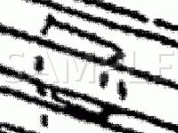 Behind Center Of I/P Diagram for 1995 Chevrolet Corvette  5.7 V8 GAS