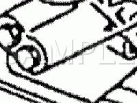Rear LH Side Of Engine Compartment Diagram for 1995 Chevrolet Corvette  5.7 V8 GAS