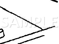LH Cargo Compartment Components Diagram for 1995 Chevrolet Corvette  5.7 V8 GAS