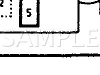 Engine Compartment Component Locations Diagram for 1995 Chevrolet Monte Carlo Z34 3.4 V6 GAS
