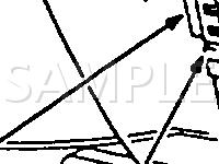Top Of Brake Pedal Diagram for 1996 Cadillac Deville  4.6 V8 GAS