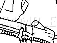 Engine Wiring Harness, RH Side Diagram for 1995 Chevrolet P30 VAN  5.7 V8 GAS