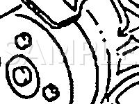Engine Electrical Components Diagram for 1996 Chevrolet Lumina APV  3.4 V6 GAS
