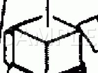 Under Rear Seat Cushion Diagram for 1997 Buick Riviera  3.8 V6 GAS