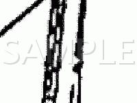 Top Of RH Sail Panel Diagram for 1998 Cadillac Seville SLS 4.6 V8 GAS