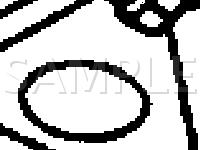 LH Engine Compartment Diagram for 1998 Chevrolet Metro  1.0 L3 GAS