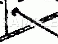 Tailgate Components Diagram for 2000 Chevrolet S10 Pickup  2.2 L4 FLEX