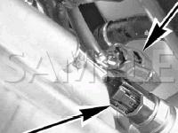 Underside Of Vehicle, Front Of Transmission Diagram for 2001 Honda Odyssey Cargo 3.5 V6 GAS
