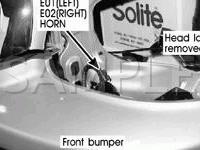 Front Body Components Diagram for 2001 Hyundai Santa FE  2.4 L4 GAS